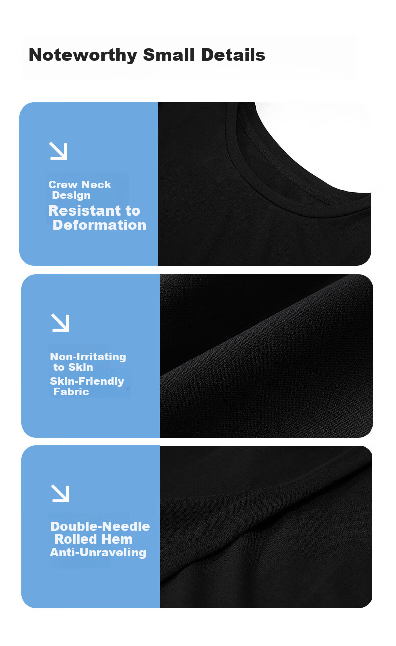 Keep Men's Swim Shirt Professional Sun Protection Hot Spring Swimming Gear Black M 7