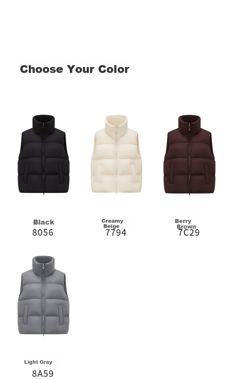 BOSIDENG Off-Season Women's 90% Down Thickened Hooded Loose Short Casual Versatile Warm Vest 6
