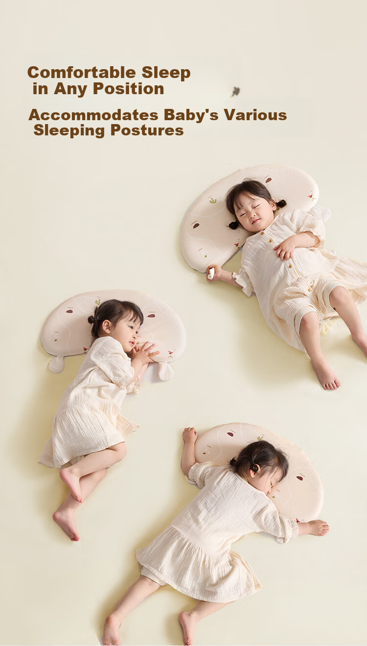 JD Jingzao European Standard Certified Baby and Child Silicone Pillow A-Class Spine Protection Breathable Washable 1-3 Years 7