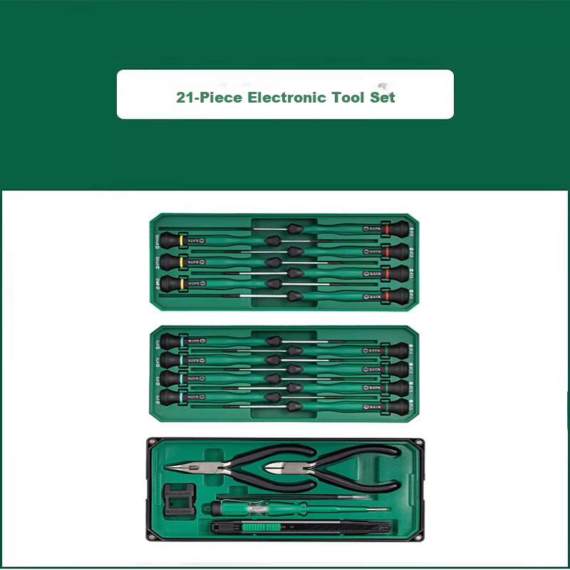 SATA 21-Piece Electronic Tool Set 09322 1