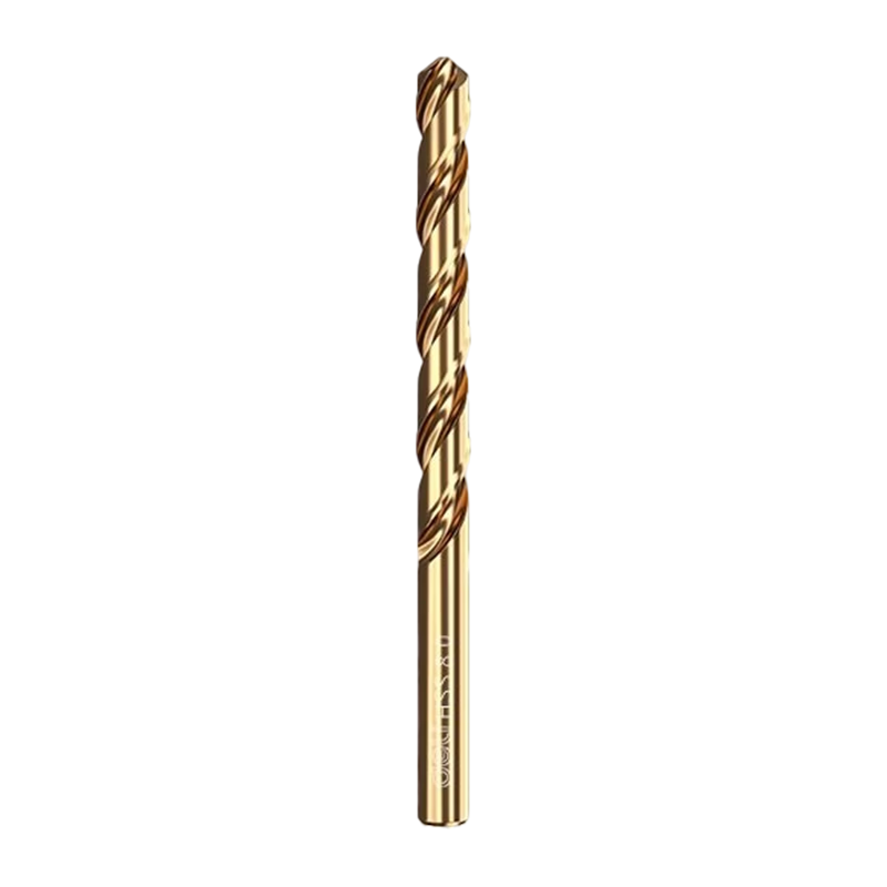 Deli 43 Twist Drill Industrial Grade Round Shank High Hardness Fast Drilling Stainless Steel Aluminum Alloy [8.0mm] 5 Pieces
