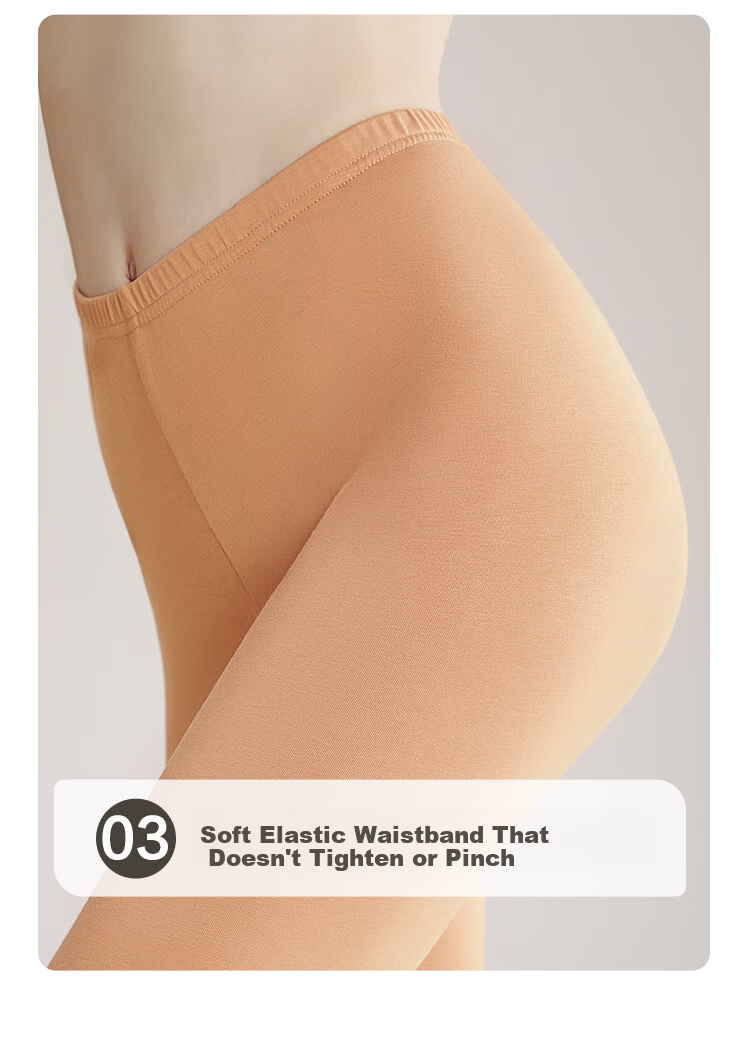Hodo Women's Autumn Underwear Set, Modal Cotton, Size 40S, High Elasticity Cloud-Feel Base Layer, Smoke Pink, 175/100 6