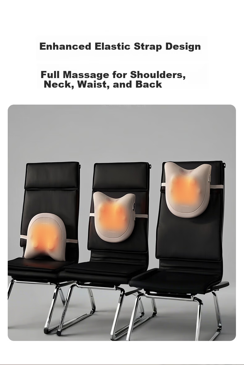 Westinghouse BX3PLUS Waist Massager Neck and Shoulder Cervical Spine Massager Full Body Back Massage Cushion Practical Valentine's Day Gift for Parents, Wife, Girlfriend - Cocoa White 23