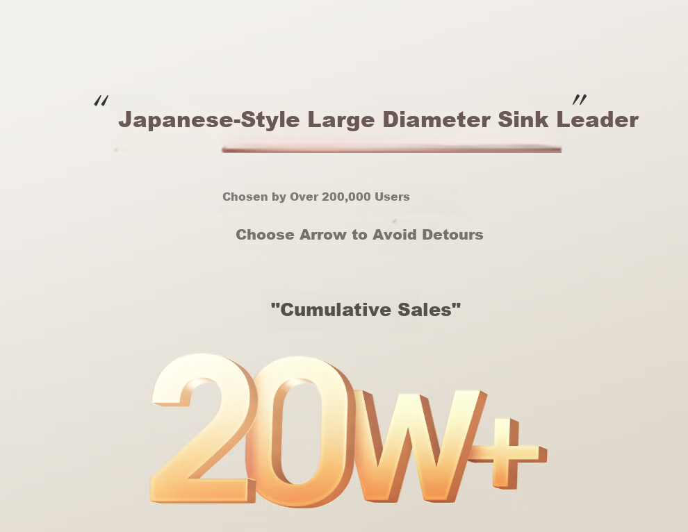 ARROW 304 Stainless Steel Sink, Large Single Basin, Japanese-Style Kitchen Sink for Washing Vegetables And Collecting Food Waste [New Subsidy of 15%] 6