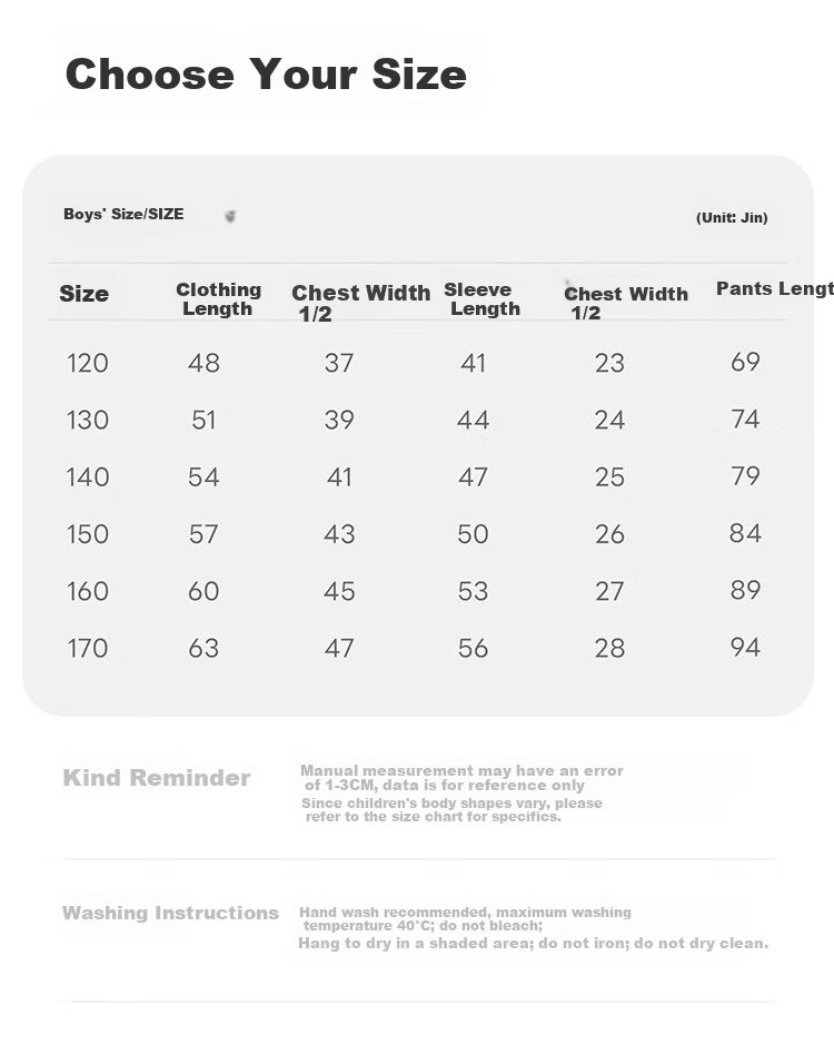Hodo Kids 2025 New Boys' Pajamas Spring Summer Cotton Children's Homewear Set Pure Cotton for Boys and Older Children 6