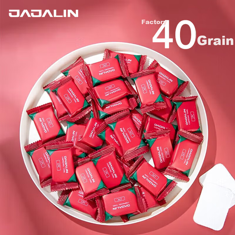 JAJALIN Disposable Thick Compressed Facial Towels 40pcs Portable Travel Outdoor Hotel Toiletry Kit