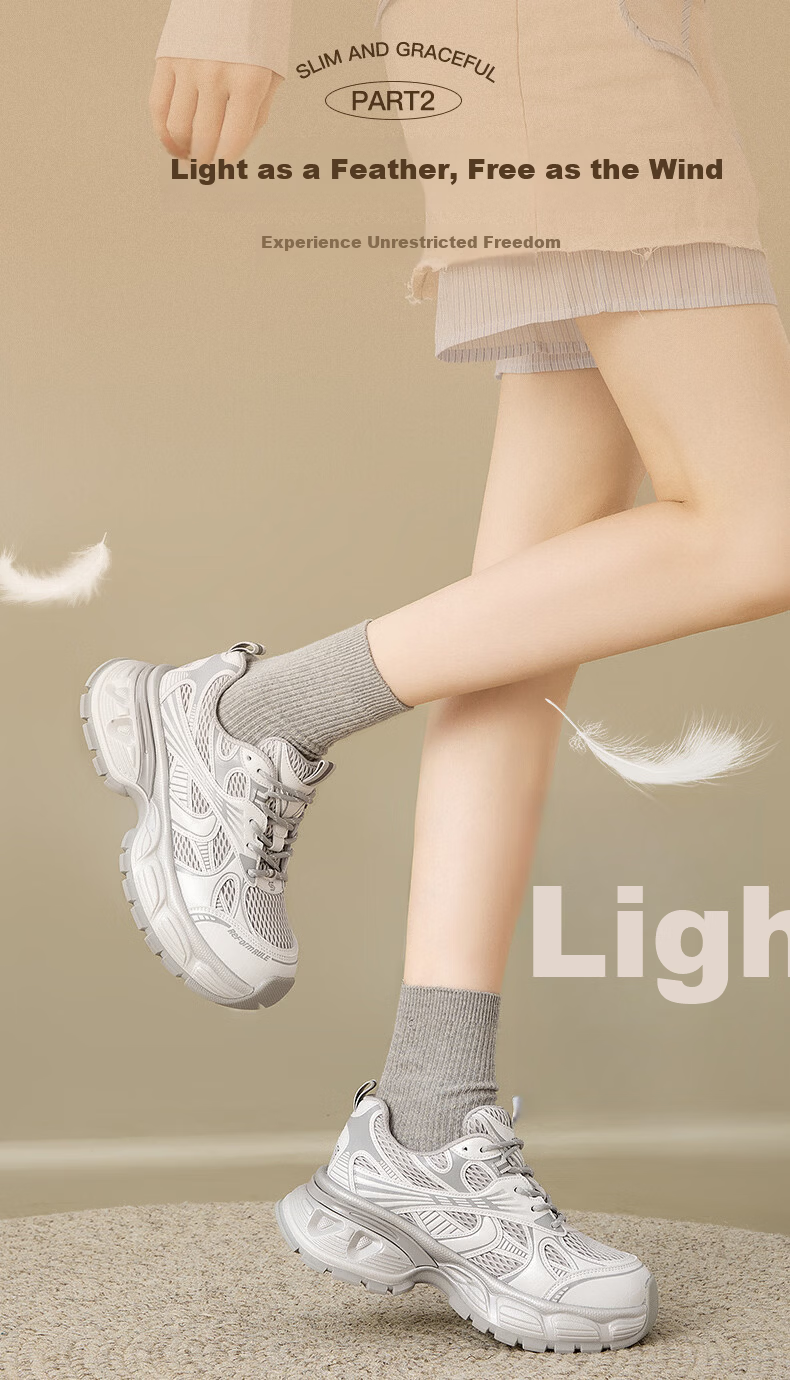 Saturday Mesh Breathable Dad Sneakers for Women 2026 New Summer Thick Sole Height Increasing Casual Shoes with Wide-Leg Pants Matching 5