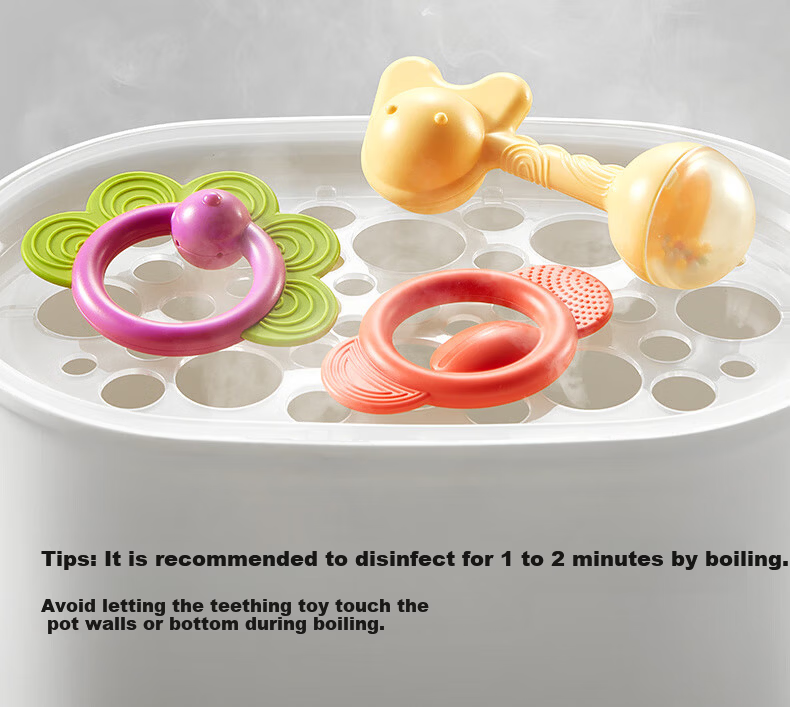 Babycare Suction Cup Spinning Toy Baby Feeding Soothing Companion Finger Exercise - 3 Pieces 15