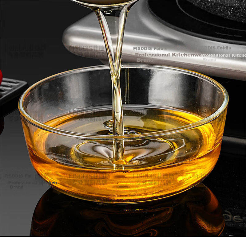 FISDDIS Extra Thick Stainless Steel Stir Fry Ladle 6 Liang Wooden Handle Commercial Cooking Spoon Long Handle Chef Ladle Water Scoop 8