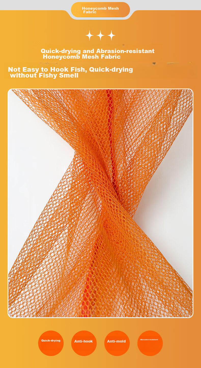 SIMAGO Ximan Duo Fishing Net, Competitive Fishing Protection, Black Pit Coating, Anti-Snagging, Quick-Drying, Wild Fishing Net Bag, Tiffany, 40cm*2.5m 4