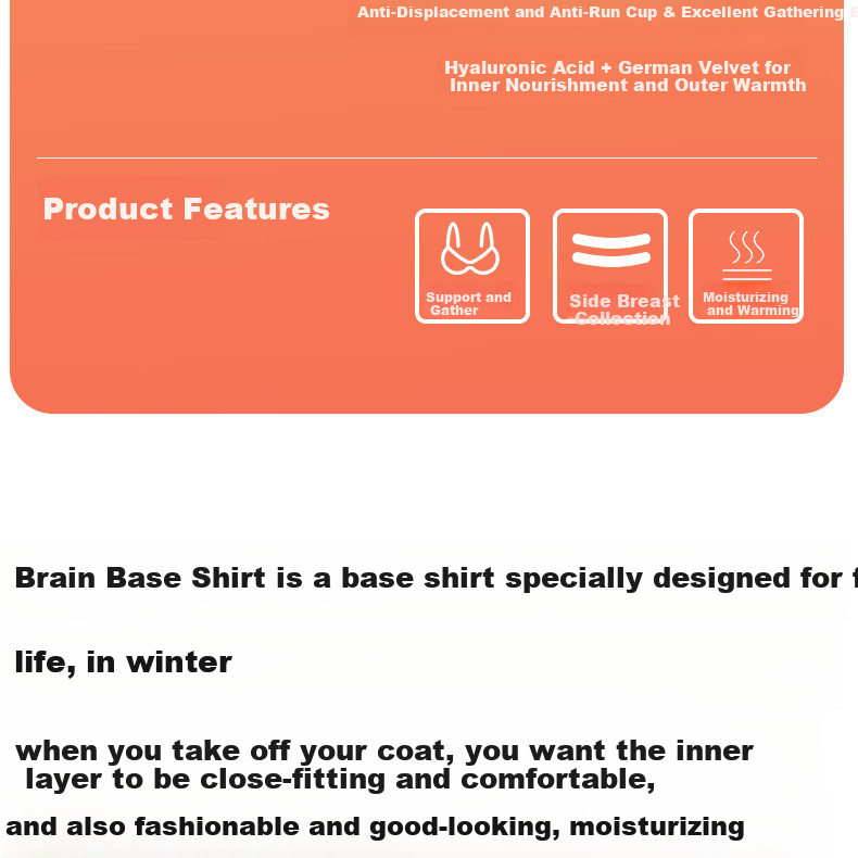 Urban Beauty Women's Autumn Winter Thermal Underwear Skin-friendly Slim Fit Square Neck Top Autumn Shirt Base Layer 2