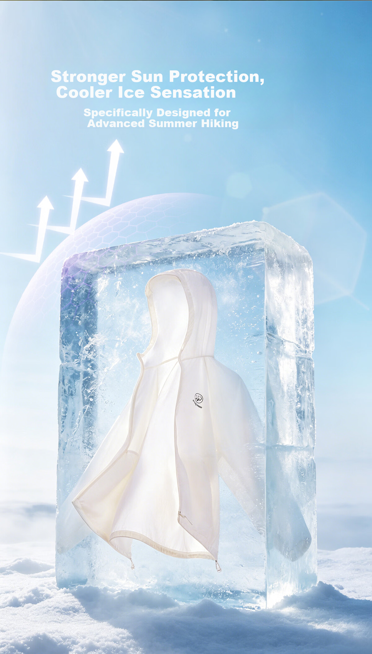 Xiongmao [Ice Stick 3.0], Liu Yifei's Same Style Sun Protection, for Men And Women, Spring And Summer New Ice-Cool Breathable Original Yarn UPF90 Jacket 5081 3