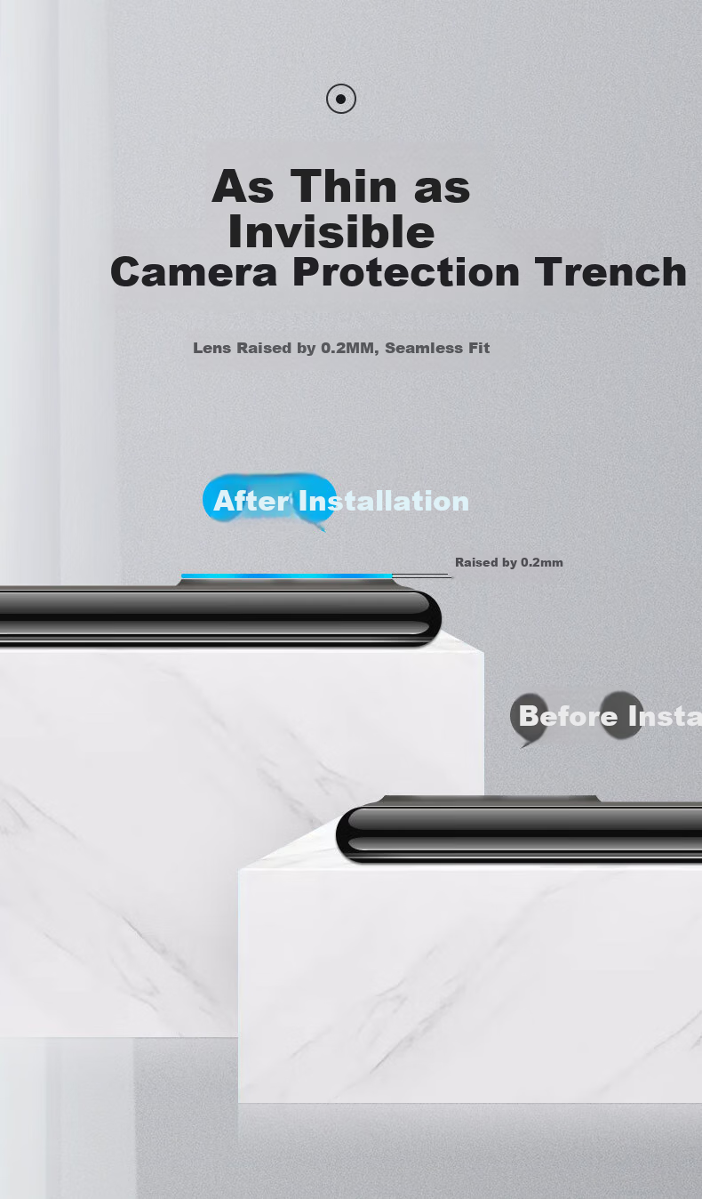 DIVI Instant Adhesive Lens Protector for Huawei Mate80 Pro Max, Rear Camera Lens Film, AR Anti-Reflective Tempered Glass, 1 Piece 1