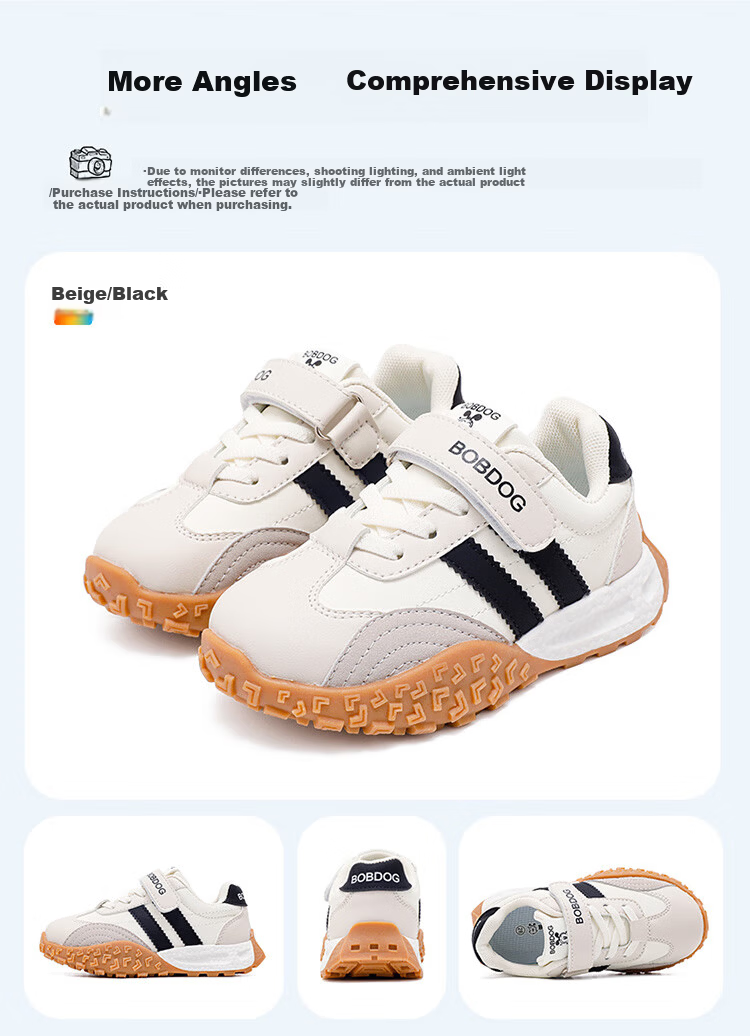Babu Bean Girls' Summer Single Mesh Casual Low-top Running Shoes Children's Sports Shoes 103562073 Pink/Light Pink Size 27 8