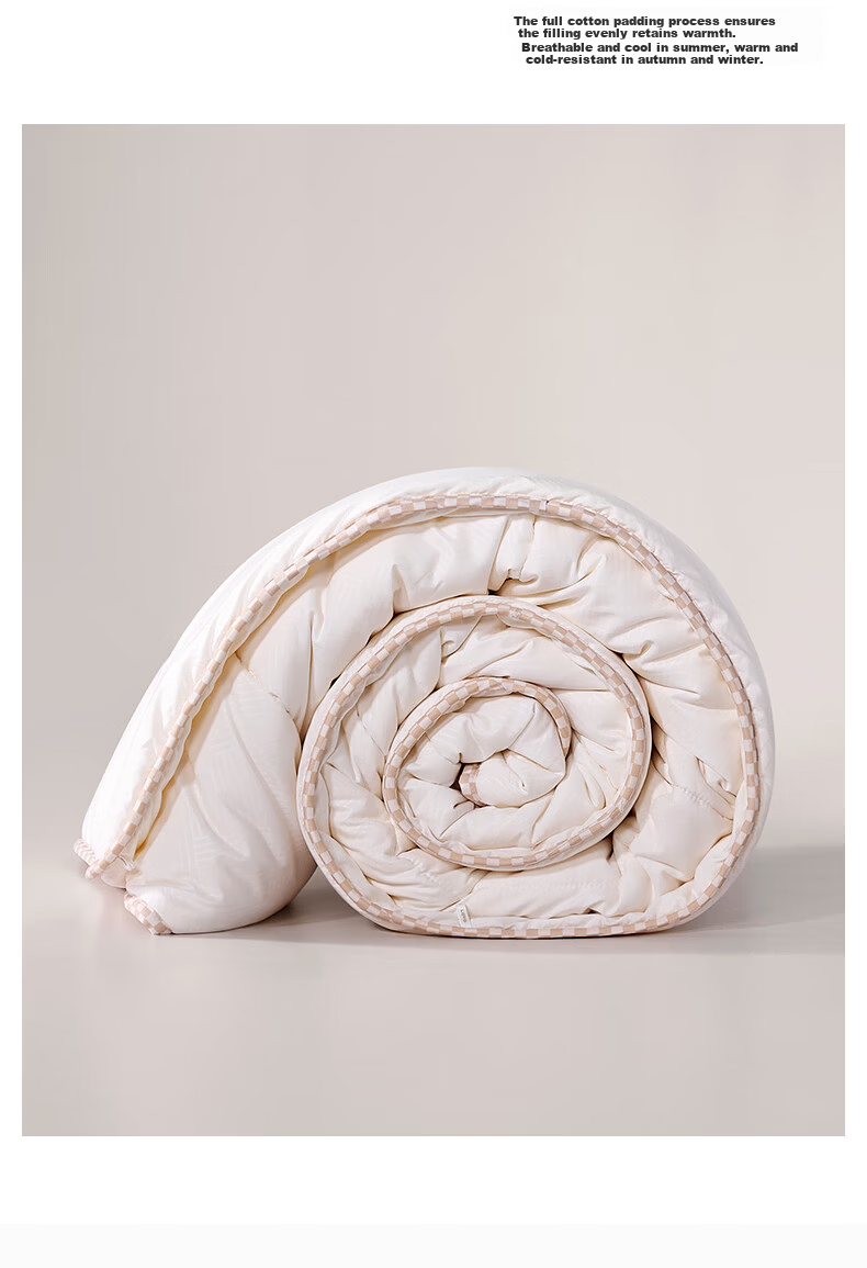 LOVO Luolai Home Textiles Class A Antibacterial And Anti-Mite Soybean Quilt, 50% Winter Comforter, Duvet Insert, 200*230cm, Blue 5