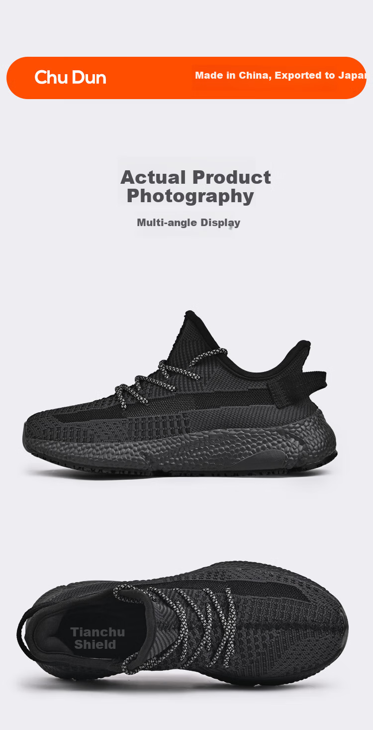 Chudun Chef Shoes Non-Slip Autumn Breathable Oil-Resistant Kitchen Restaurant Work Casual Shoes Unisex Size 41 Black 11