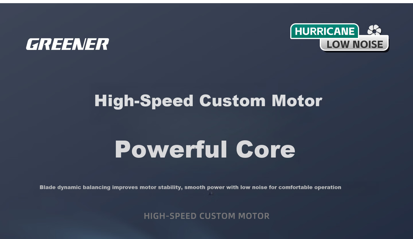 GREENER 21V Turbo Fan High-Power Blower Industrial Dust Removal Snow Blower with 5Ah Dual Batteries 14