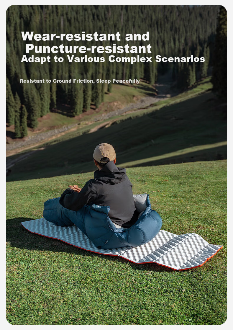 MOBIGARDEN Xueling Envelope R3.2 Egg Nest Mat Outdoor Camping Foldable Moisture-Proof Mat NX25663013 Rizhao Jinshan Orange 9