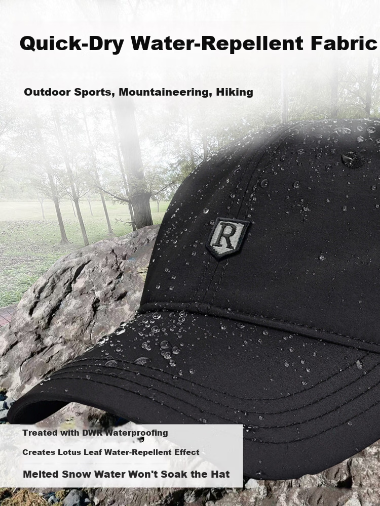 Jingtang Jingpin Men's Spring Summer Outdoor Quick-Dry Mountaineering Baseball Cap Windproof Running Sun Protection Casual Autumn Hat 7