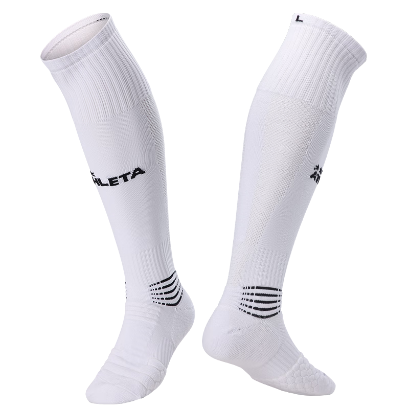 ATHLETA Kids Soccer Over-the-Knee Socks Non-Slip Cushion Towel Bottom Boys Girls Youth Training Socks