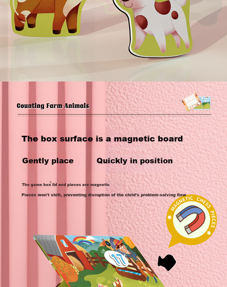 Pinwheel Magnetic Montessori Hundred Board Math Teaching Aid Ten-Grid Number Sense Thinking Training Educational Toy Hundred Board 13
