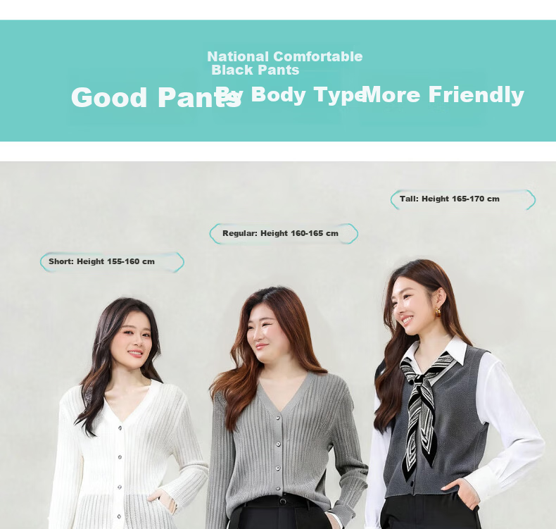 ESE-Y Women's Micro Flared Pants 2026 Spring New High Waist Slim Fit Draped Stretch Office Trousers Midnight Black 30S 6