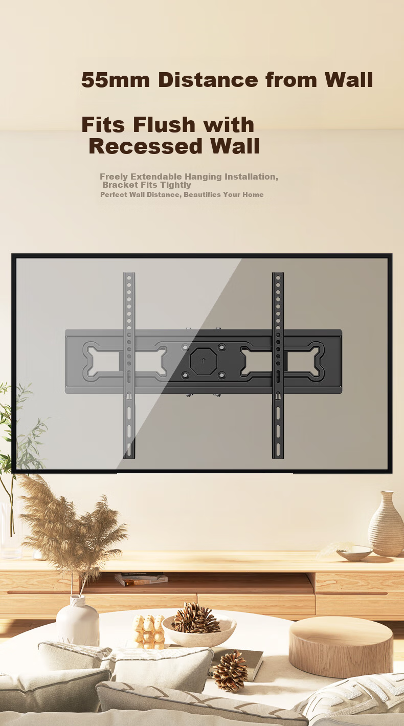 Beishi 32-75 Inch TV Mount Bracket Rotatable Extendable LCD Wall Mount Universal TV Stand 11