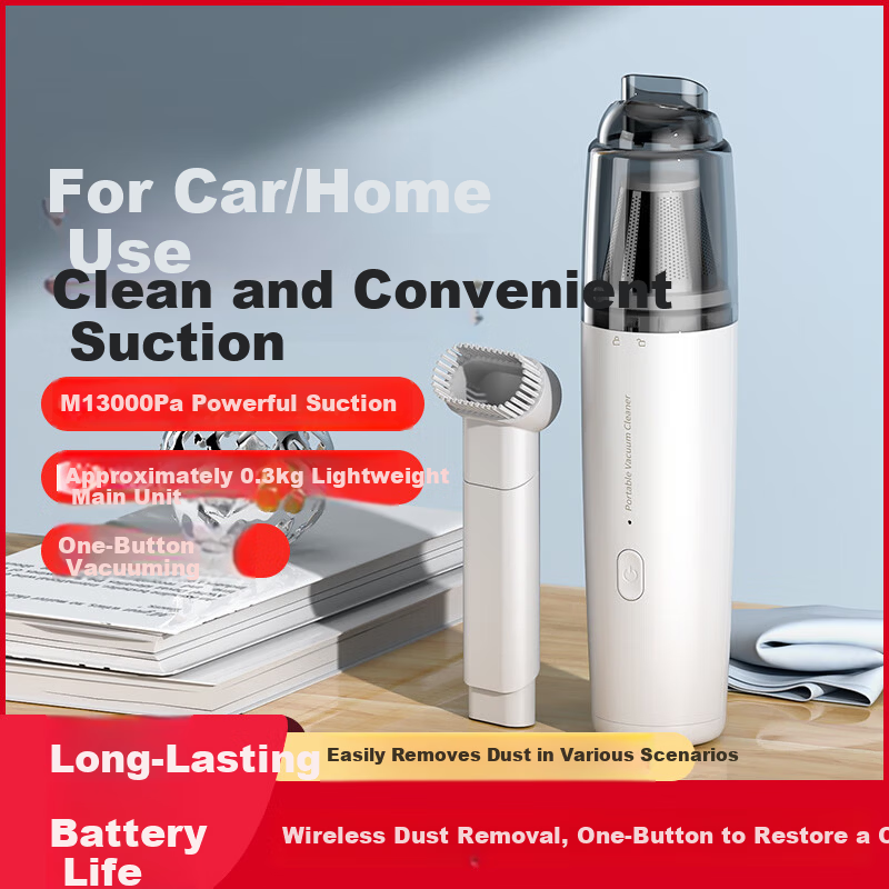 Jiang Xiaoxun Wireless Car Vacuum Cleaner Handheld High Suction Portable Multi-Function Car Dust Blower and Vacuum Cleaner for Home and Car Interior