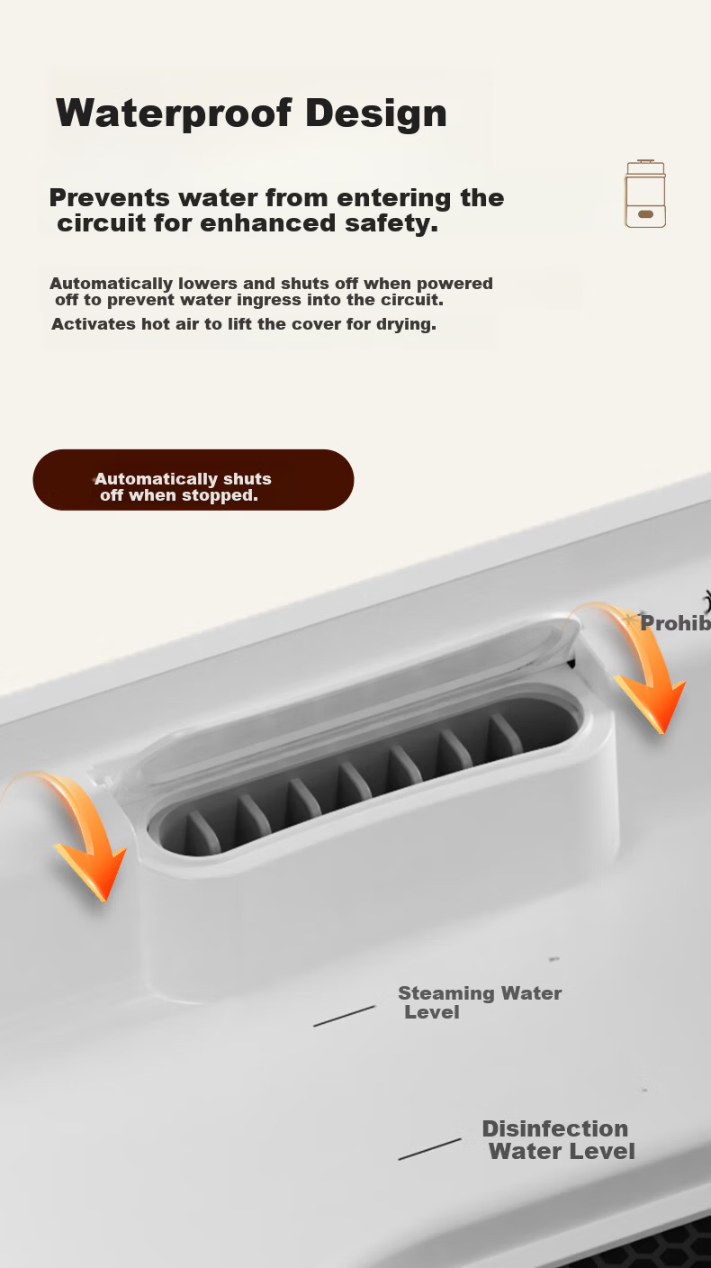 Canbo Baby Bottle Sterilizer with Drying, Baby Steam Sterilizer and Dryer All-in-One Machine 4