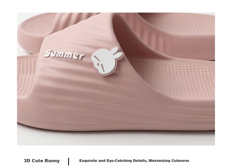 MashiMaro EVA Casual Unisex Slippers Couple Home Bathroom Shower Soft Sole Slippers 6