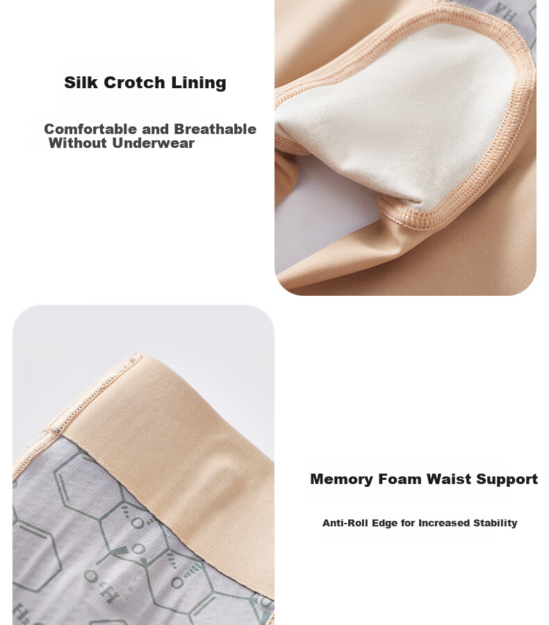 GRACEWELL High Waist Shaping Hip-Lifting Tummy Control Postpartum Waist Trainer Butt Lifting Slimming Underwear Skin Color M 22