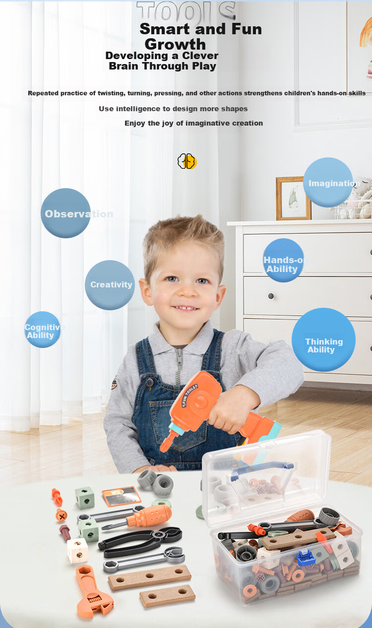 Ruihe Boys and Girls Educational Early Learning Toy High-Definition Microscope Set 3-in-1 Binoculars Birthday Gift for Elementary Students 7