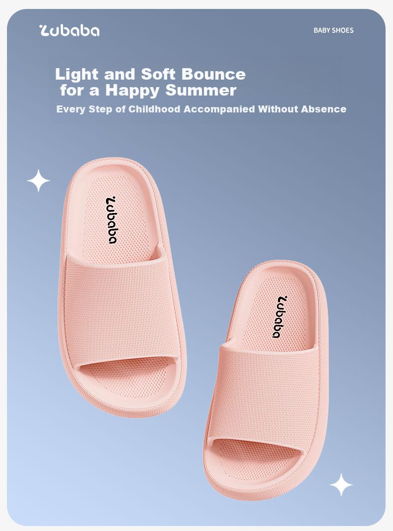 Pig Daddy Kids Slippers Boys Summer Indoor Bath Non-Slip Girls JD Self-Operated 6-12 Years Old Large Children Green Size 17 1