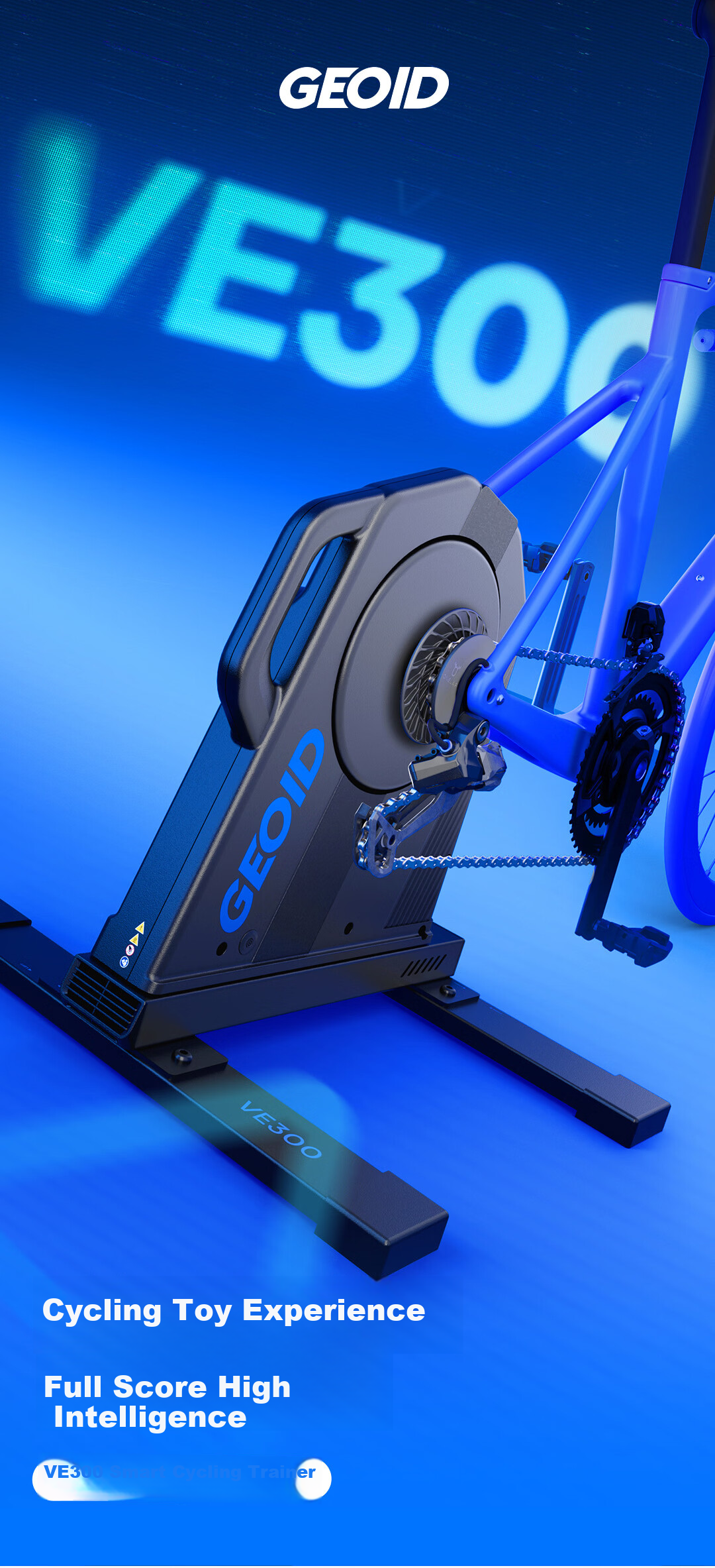 GEOID VE300 Self-Powered Smart Cycling Trainer Virtual Gear Indoor Mountain Road Bike Direct Drive Trainer 3