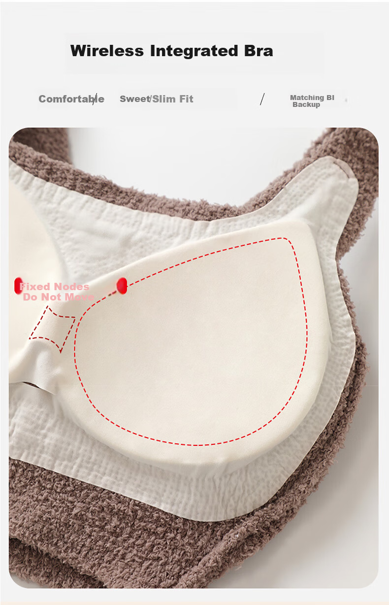 XUEXIMAN Women's Fleece-Lined Thickened Lambswool Thermal Vest Warm Innerwear Top Pure Desire Layering 9