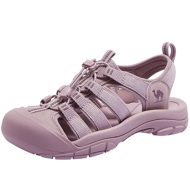 CAMEL Haibei Cute Hollow Outdoor Beach Sandals Women L26M162001 Purple (Women's) Size 38