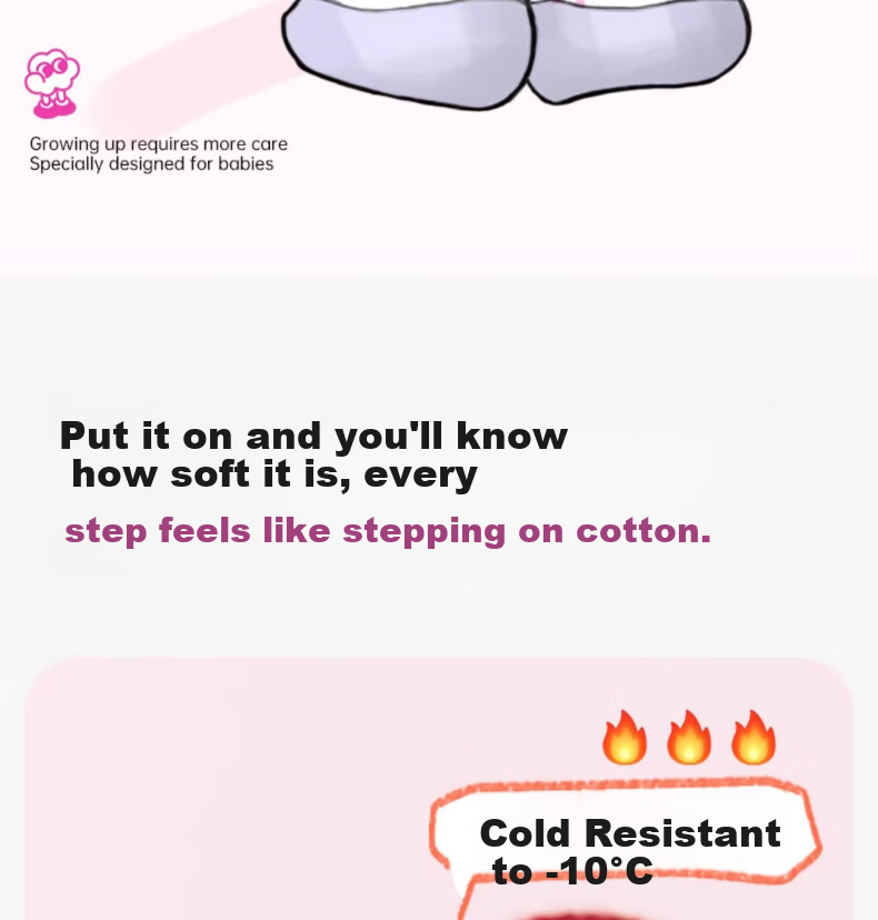 YUZHAOLIN 5 Pairs Girls' Autumn Winter Thickened Fleece Lined Mid-Calf Warm Socks for Children 4