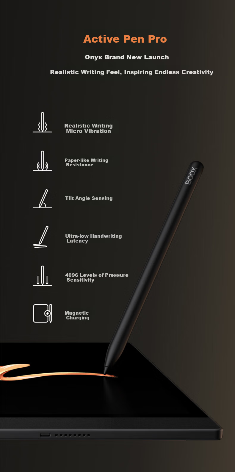 BOOX Witschi Active Pen Pro for T13C [Not Compatible with Other Models] 1