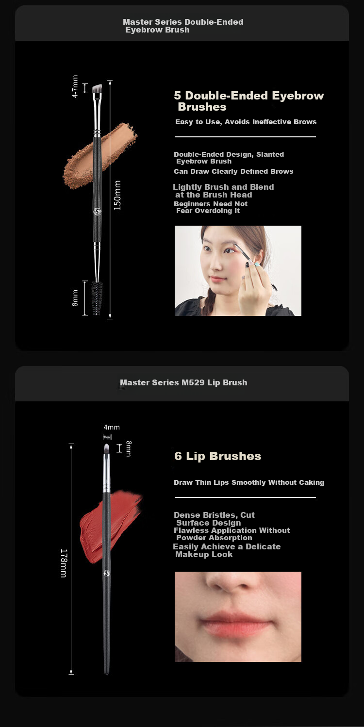 Ainoqi Master Series Makeup Brush 1pc Wool Blush Brush Natural Bristles Cangzhou Soft Hair 11