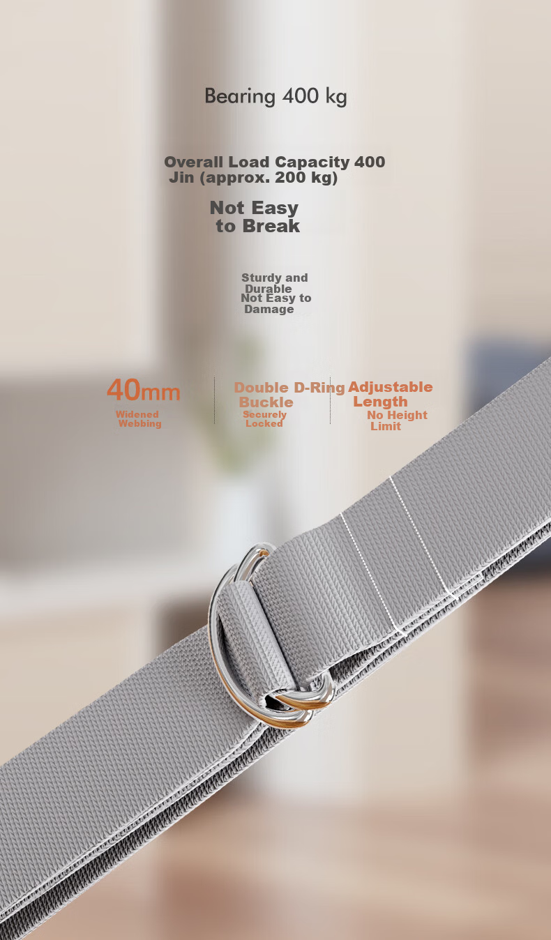 CALLIVEN Pull-Up Assistance Bands Dual Bar Pull-Up Aid Home Indoor Resistance Stretch Bands 4