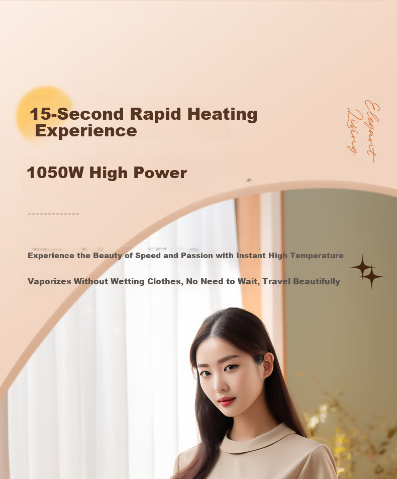CHIGO Handheld Garment Steamer Electric Iron Home Use 45g/min High-Pressure Large Steam 150ml Water Tank Travel Portable Small Clothes Steamer Ironing Machine Gift 8063 5