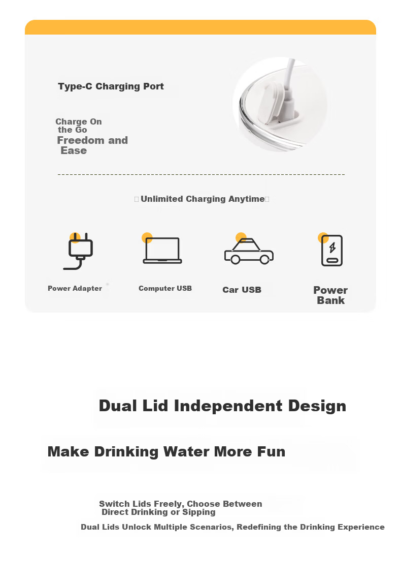 Royalstar Large Capacity Wireless Portable Juicer Multifunctional Juice Blender Ice Crushing Milkshake Fruit and Vegetable Cup Digital Display Direct Drinking 1200ML RZ-80PY1 8