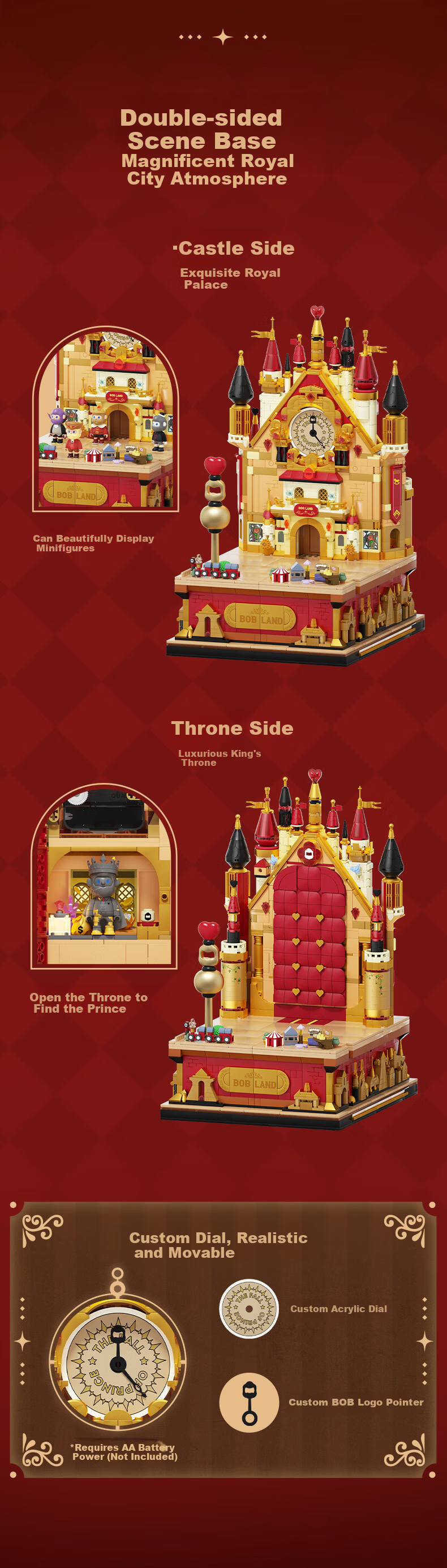 AREA-X Brick Zone Unicorn Official Collaboration Trendy Building Block Toy Birthday Gift King BOB Large Figure 11