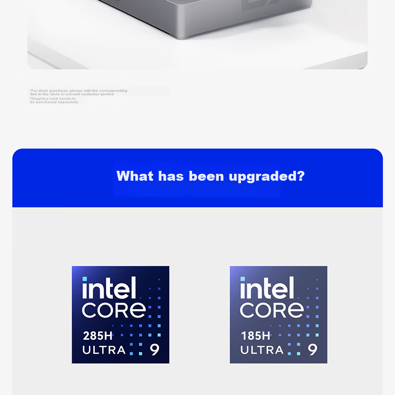 Lingke National Subsidy 15% GTi15Ultra Core Ultra9 285H AI PC Gaming Office Design Mini Desktop Local Deployment Deepseek 32GB/1TB 4