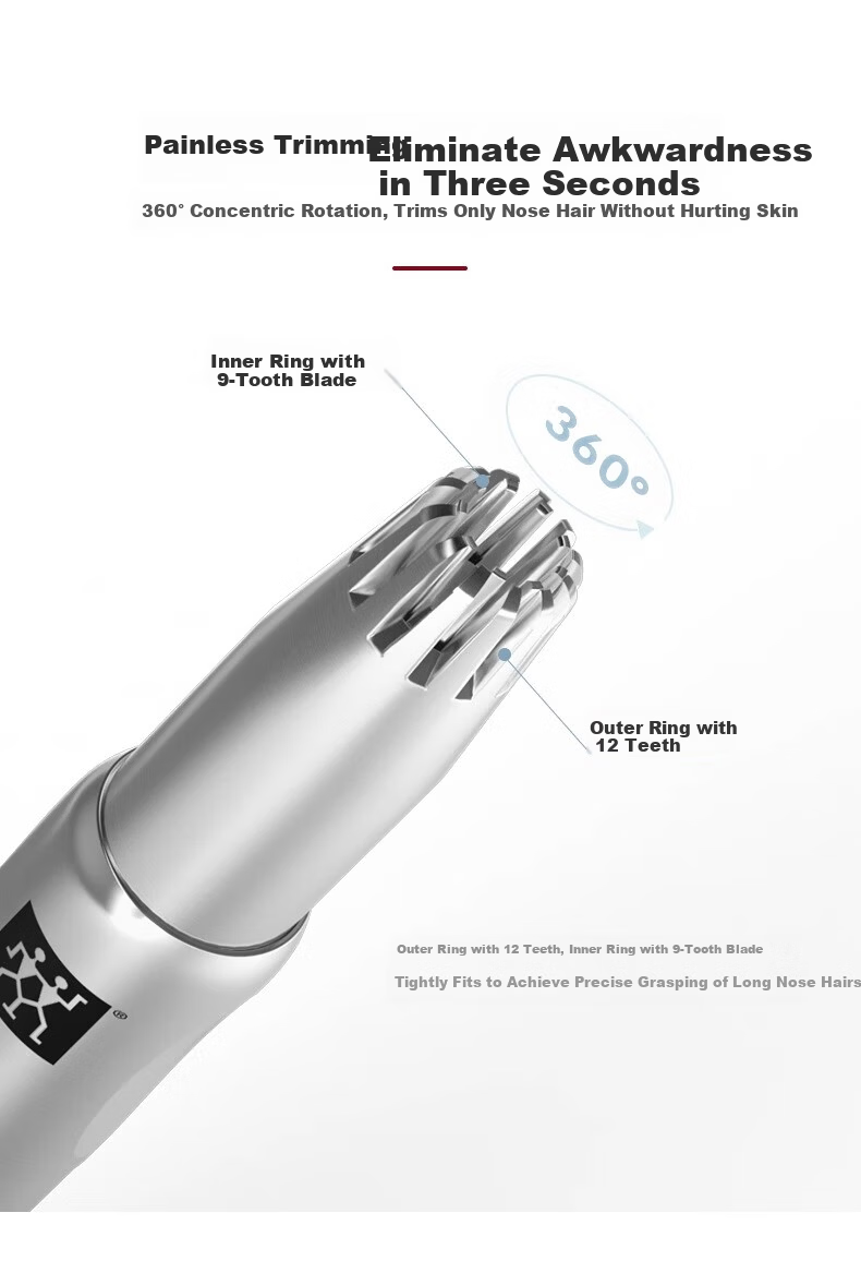 ZWILLING Nail Clipper Set Nose Hair Trimmer Nail Clippers Tweezers Business Gift 3-Piece Birthday Present 7