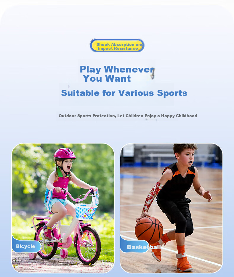 Ousen Kids Basketball Knee Pads Football Sports Professional Knee Protection Anti-Fall Honeycomb Shockproof Gear for Children Playing Basketball 2