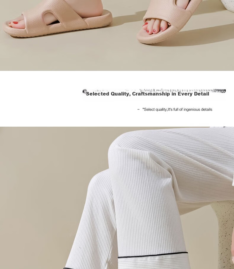 Huamei Jianbu Soft Cool Slippers Unisex Premium Indoor Outdoor Bathroom Non-Slip Slippers HM500 14