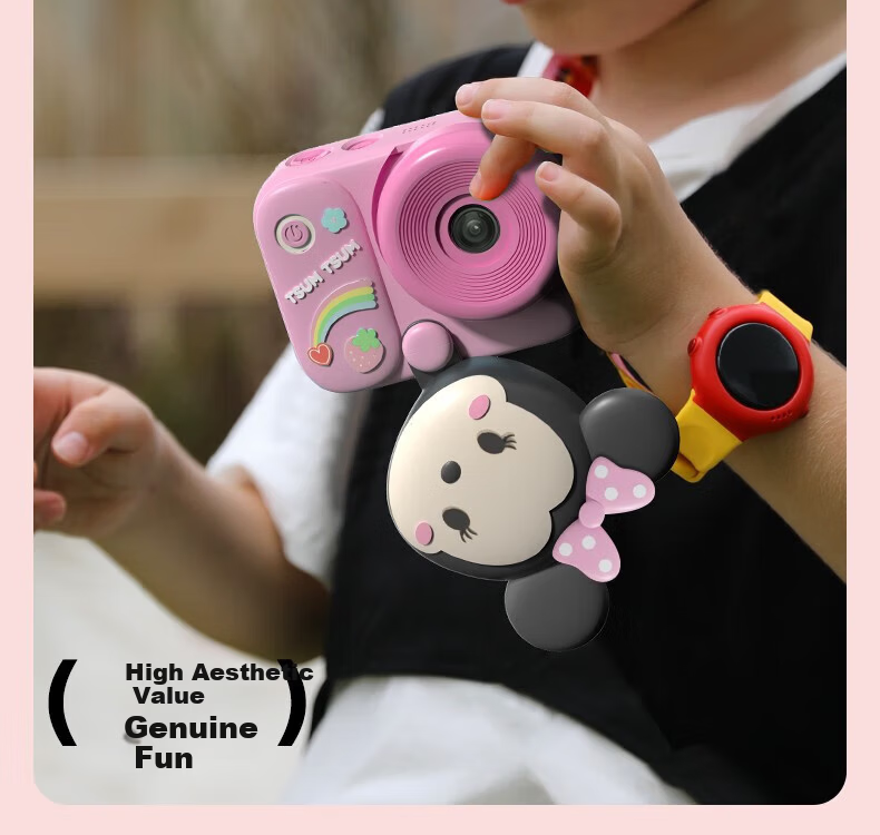 Disney HD Digital Camera CCD Color Video Beauty Portable Anti-Shake Kids Student Gift Nick 7
