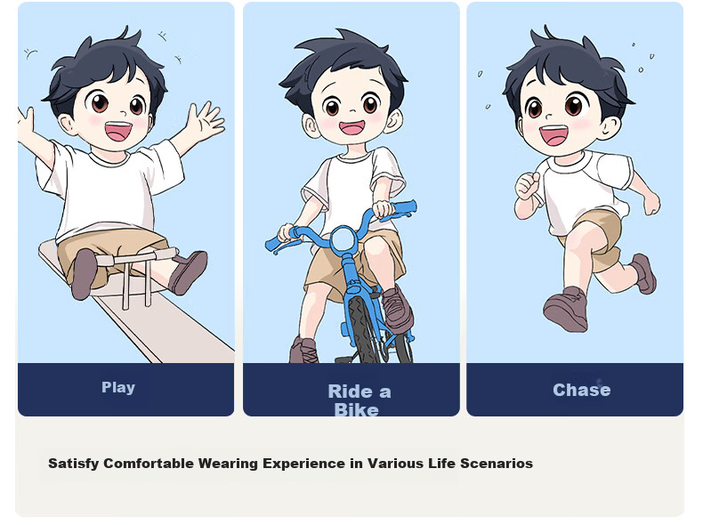 PurCotton Children's Underwear for Boys And Girls, 5A Antibacterial, Cloud Flying + Winter Blue + Line Drawing Flying 28