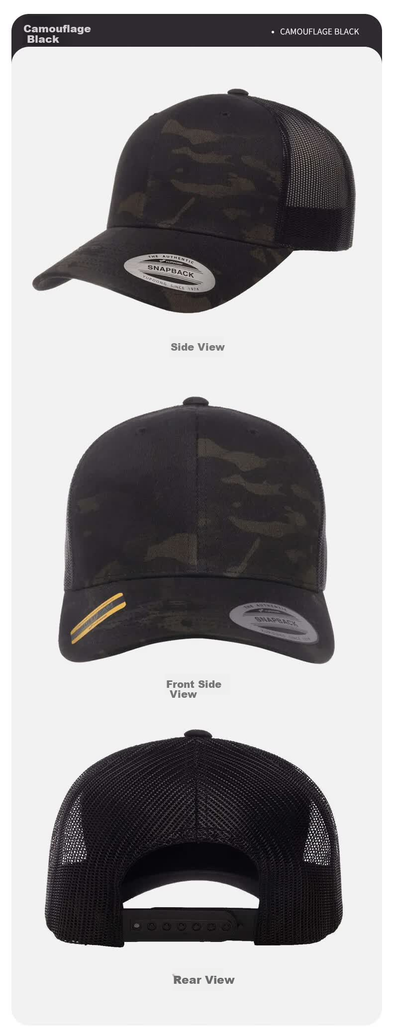 FLEXFIT Outdoor Camouflage Baseball Cap Military Sun Protection Visor MultiCam Trucker Hat Desert Camouflage 7